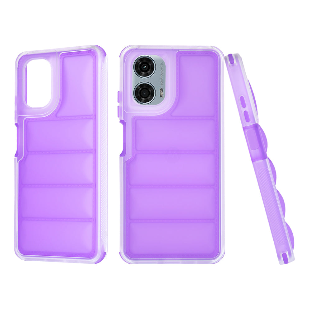 Pouzdro pro Motorola Moto G24 Power, Techsuit, Wave Shield, fialové