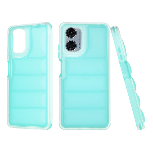 Pouzdro pro Motorola Moto G24 Power, Techsuit, Wave Shield, Tyrkysové
