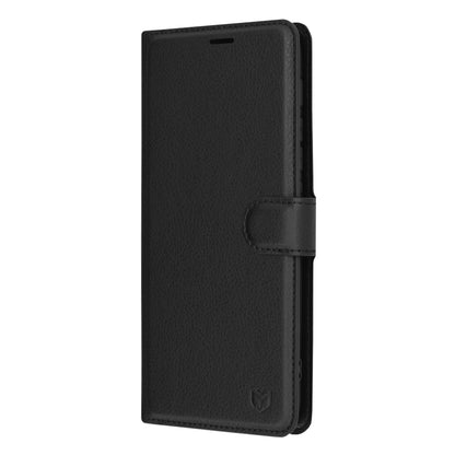 Pouzdro pro Motorola Moto G30 / G20 / G10, Techsuit, kožené folio, černé
