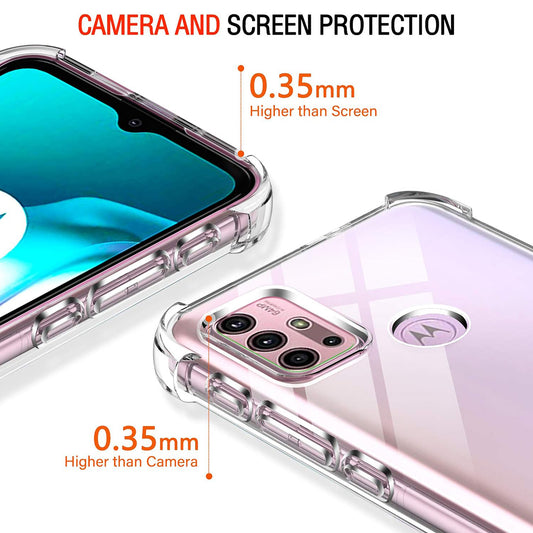Pouzdro pro Motorola Moto G30 / G20 / G10, Techsuit, nárazuvzdorné průhledné, transparentní