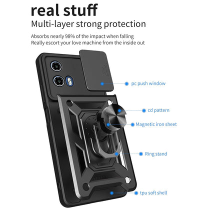 Pouzdro pro Motorola Moto G31 / G41, Techsuit, CamShield, Černé