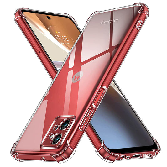 Pouzdro pro Motorola Moto G32, Techsuit, Odolné proti nárazům, Průhledné