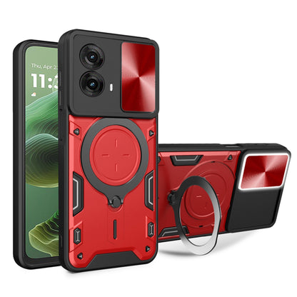 Pouzdro pro Motorola Moto G35, Techsuit, CamGuard Pro, červené