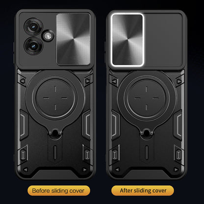 Pouzdro pro Motorola Moto G35, Techsuit, CamGuard Pro, Růžovo-zlaté