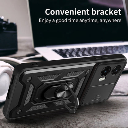 Pouzdro pro Motorola Moto G35, Techsuit, CamShield, Černé