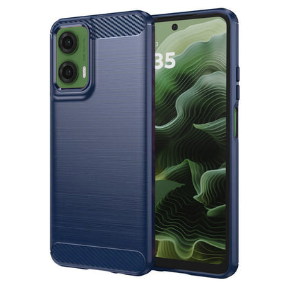 Pouzdro pro Motorola Moto G35, Techsuit, Carbon, Modrá