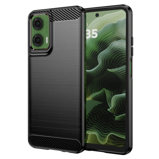 Pouzdro pro Motorola Moto G35, Techsuit, Carbon, Černé