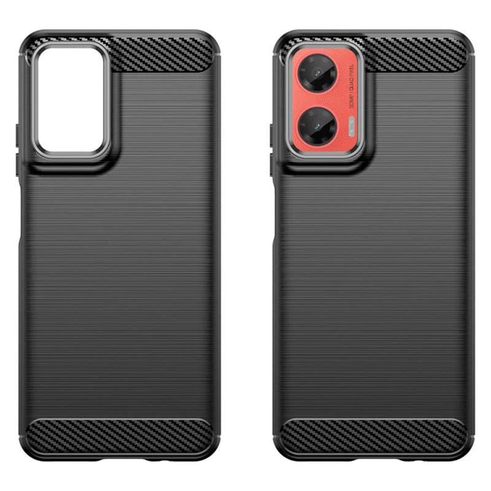 Pouzdro pro Motorola Moto G35, Techsuit, Carbon, Černé