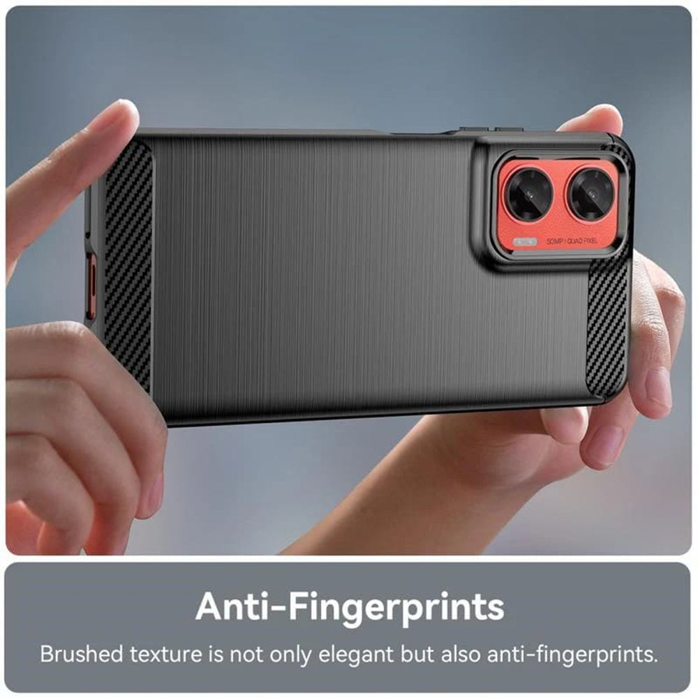 Pouzdro pro Motorola Moto G35, Techsuit, Carbon, Černé