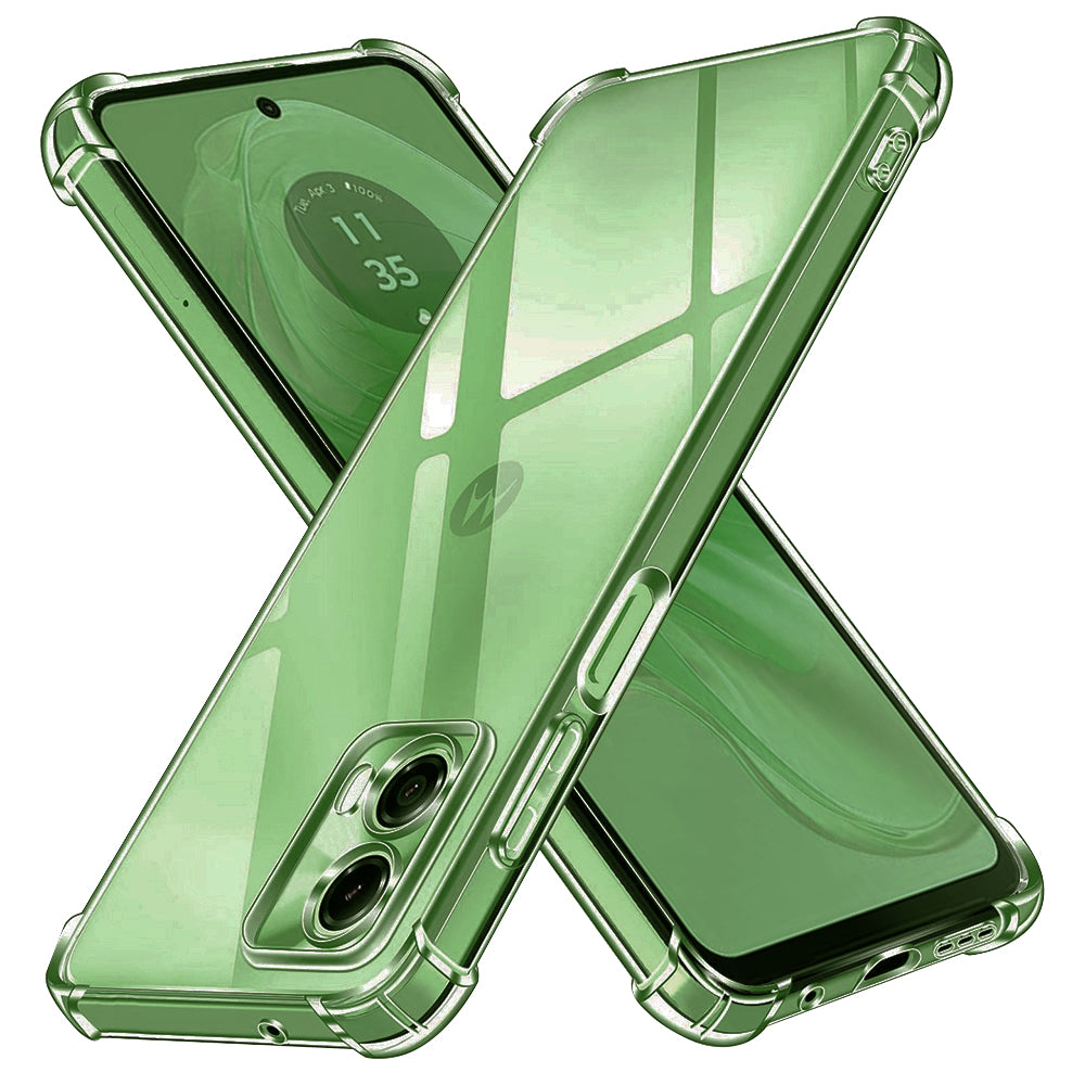 Pouzdro pro Motorola Moto G35, Techsuit, Odolné proti nárazům, Průhledné