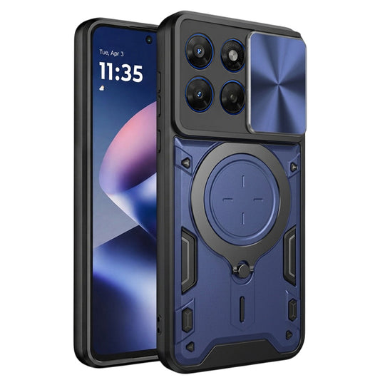 Pouzdro pro Motorola Moto G47 / G37, Techsuit, CamGuard Pro, Modrá