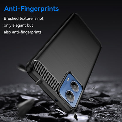 Pouzdro pro Motorola Moto G45 / G34, Techsuit, Carbon, Černá