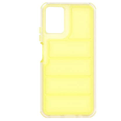 Case for Motorola Moto G45 / G34, Techsuit, Wave Shield, Yellow