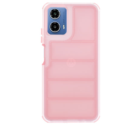 Pouzdro pro Motorola Moto G45 / G34, Techsuit, Wave Shield, Růžové