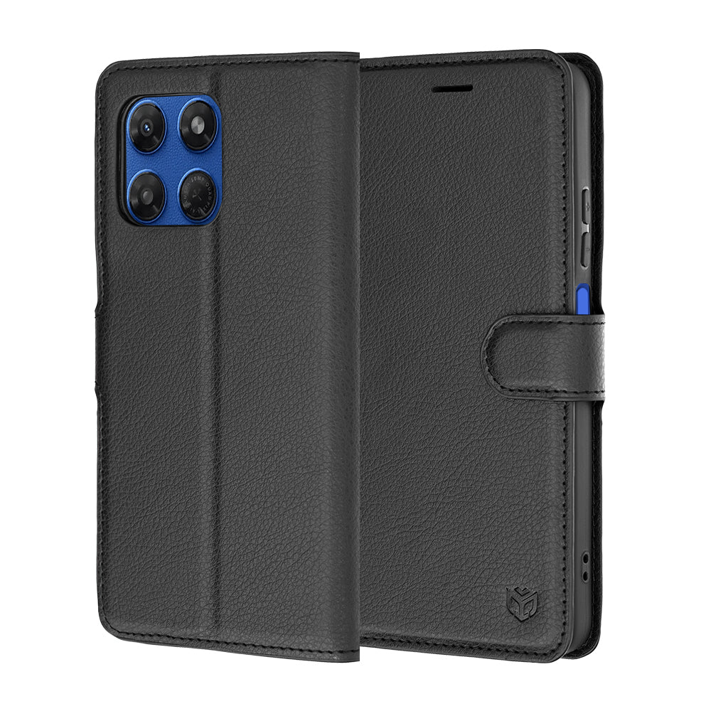 Pouzdro pro Motorola Moto G47 / G37 Power / G37, Techsuit, kožené folio, černé