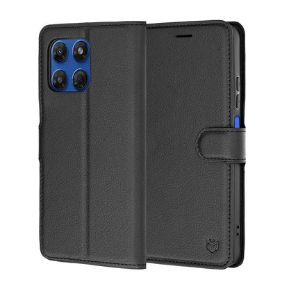 Pouzdro pro Motorola Moto G47 / G37 Power / G37, Techsuit, kožené folio, černé