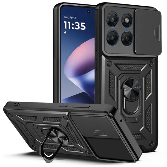 Pouzdro pro Motorola Moto G47 / G37, Techsuit, CamShield, Černé