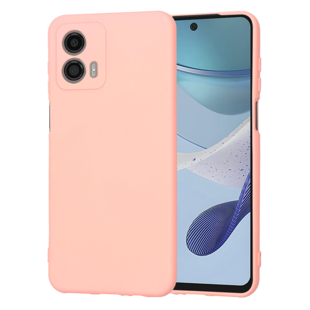 Pouzdro pro Motorola Moto G53, Techsuit, SoftFlex, Světle růžové