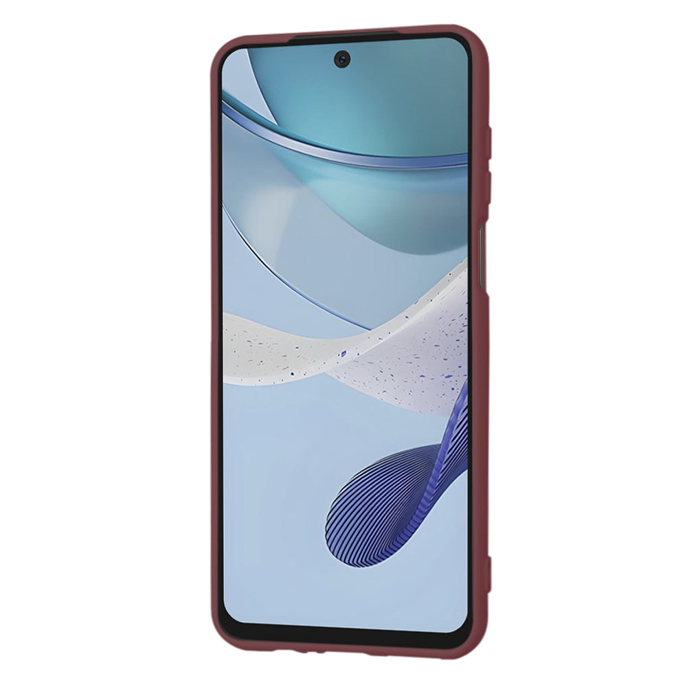 Pouzdro pro Motorola Moto G53, Techsuit, SoftFlex, Vínové
