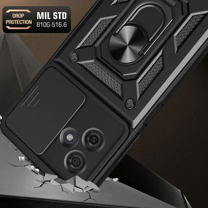 Pouzdro pro Motorola Moto G54, Techsuit, CamShield, Černá