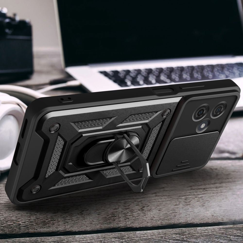Pouzdro pro Motorola Moto G54, Techsuit, CamShield, Černá