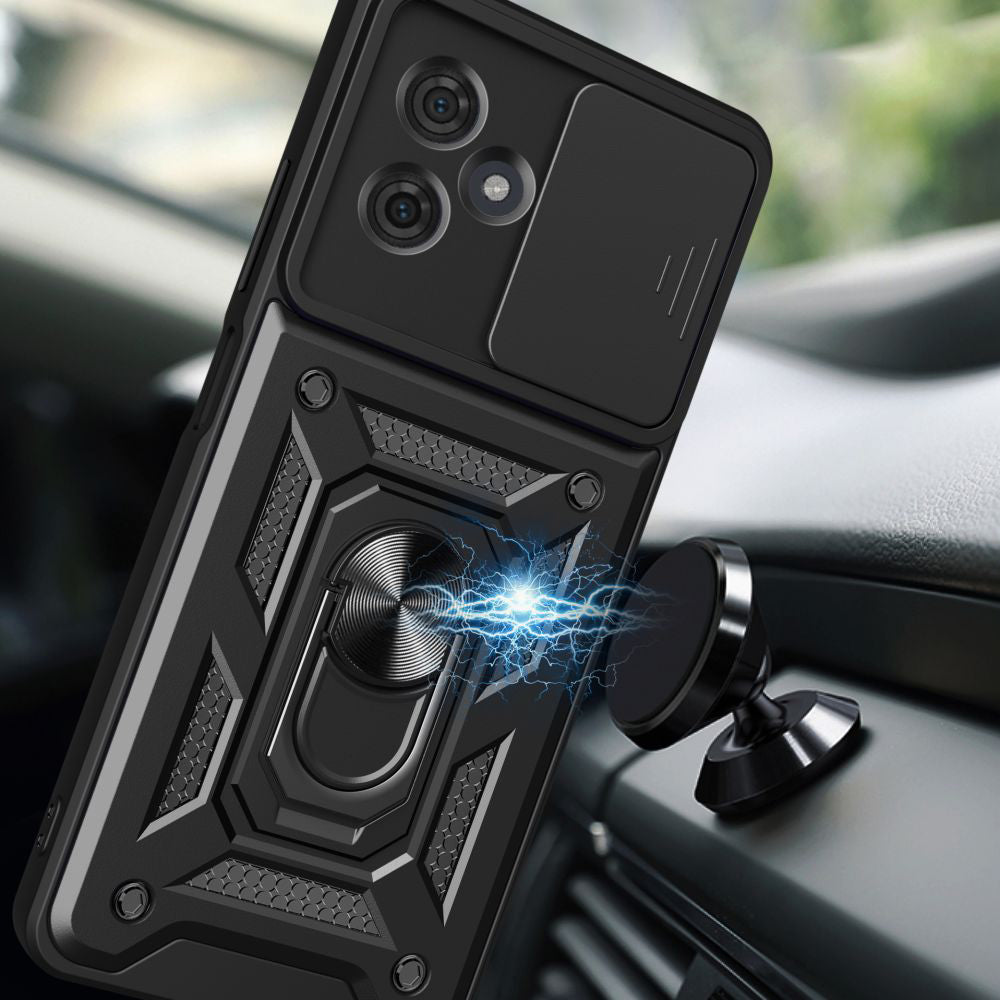 Pouzdro pro Motorola Moto G54, Techsuit, CamShield, Černá