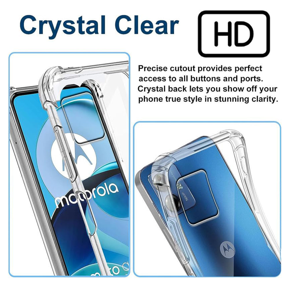 Pouzdro pro Motorola Moto G54, Techsuit, Shockproof Clear, Průhledné