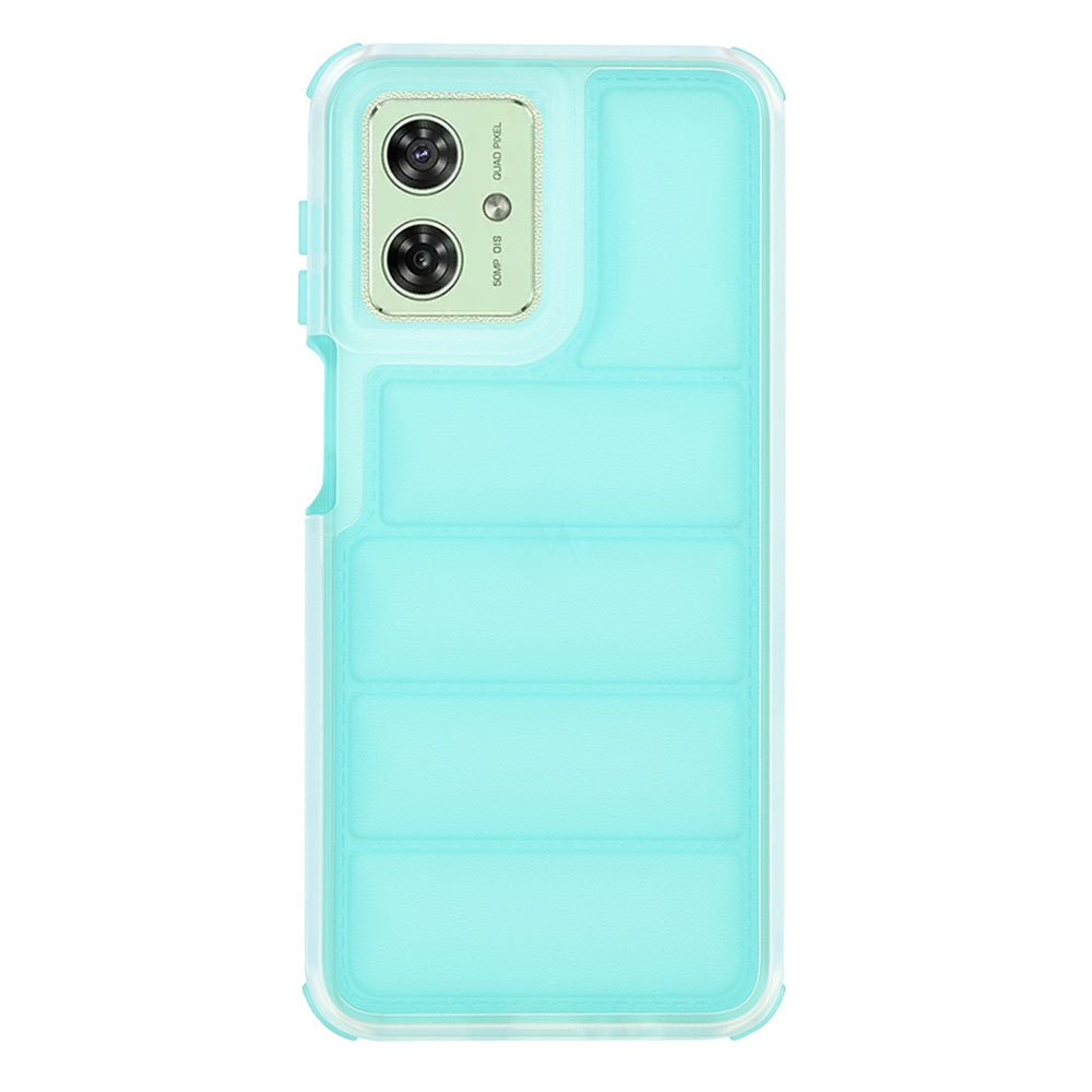 Pouzdro pro Motorola Moto G54, Techsuit, Wave Shield, Tyrkysové