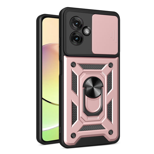 Pouzdro pro Motorola Moto G55, Techsuit, CamShield, růžové