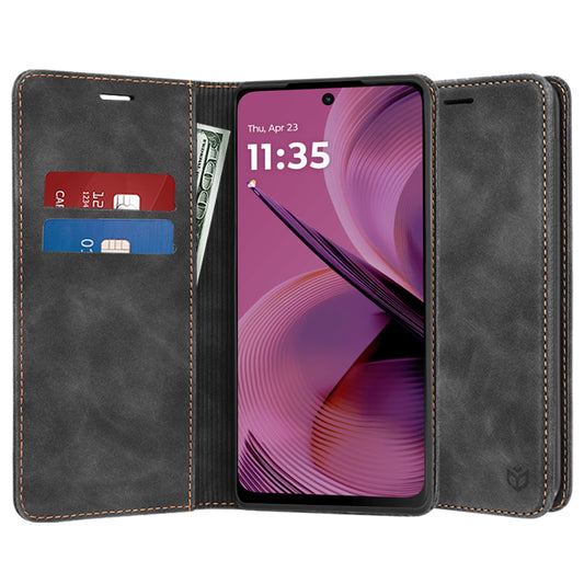 Pouzdro pro Motorola Moto G55, Techsuit, Confy, Černé