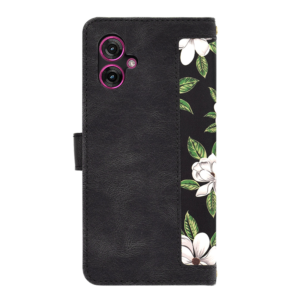 Pouzdro pro Motorola Moto G55, Techsuit, FlipCraft, Černá