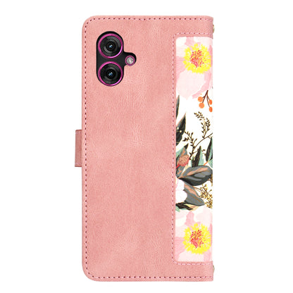 Pouzdro pro Motorola Moto G55, Techsuit, FlipCraft, Růžové