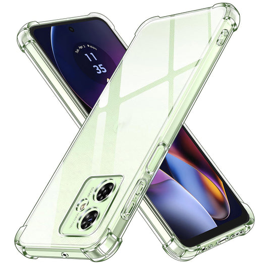 Pouzdro pro Motorola Moto G55, Techsuit, Odolné proti nárazům, Průhledné