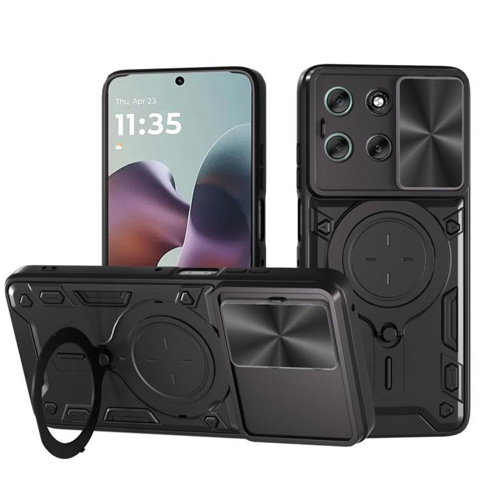 Pouzdro pro Motorola Moto G56, Techsuit, CamGuard Pro, Černé
