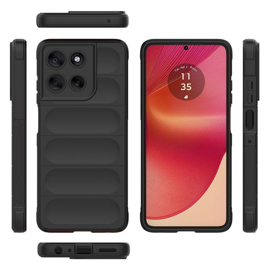 Pouzdro pro Motorola Moto G56, Techsuit, Magic Shield, Černé
