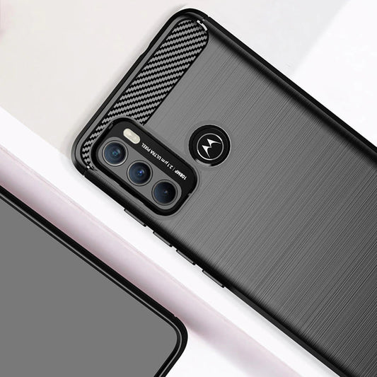 Pouzdro pro Motorola Moto G60, Techsuit, Carbon, Černé