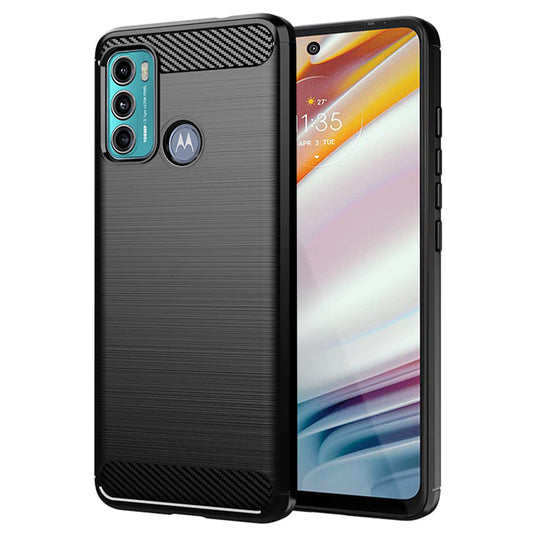 Pouzdro pro Motorola Moto G60, Techsuit, Carbon, Černé