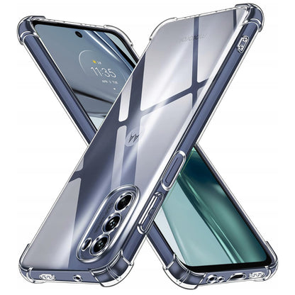Pouzdro pro Motorola Moto G62 5G, Techsuit, Odolné proti nárazům, Průhledné