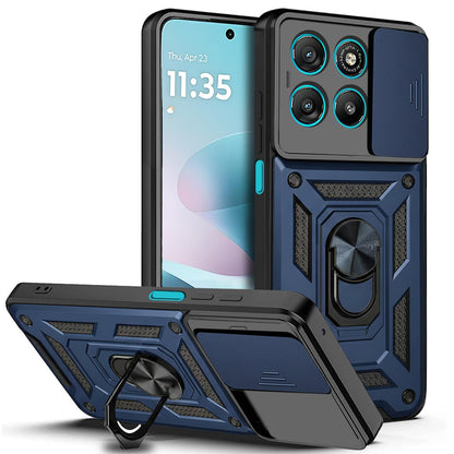 Pouzdro pro Motorola Moto G67 Power / G57 Power, Techsuit, CamShield, Modrá