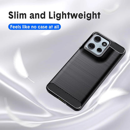 Pouzdro pro Motorola Moto G67 Power / G57 Power, Techsuit, Carbon, Černá