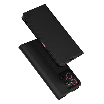 Pouzdro pro Motorola Moto G67 Power / G57 Power, Techsuit, Magskin Book, černé