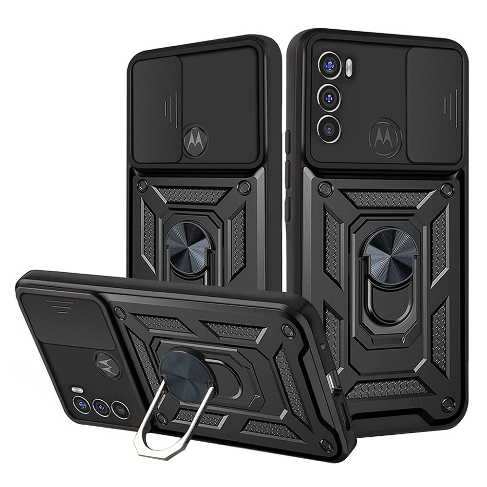 Pouzdro pro Motorola Moto G71 5G, Techsuit, CamShield, Černé