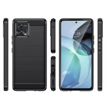 Pouzdro pro Motorola Moto G72, Techsuit, Carbon, Černé