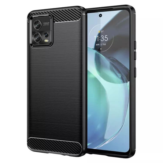 Pouzdro pro Motorola Moto G72, Techsuit, Carbon, Černé