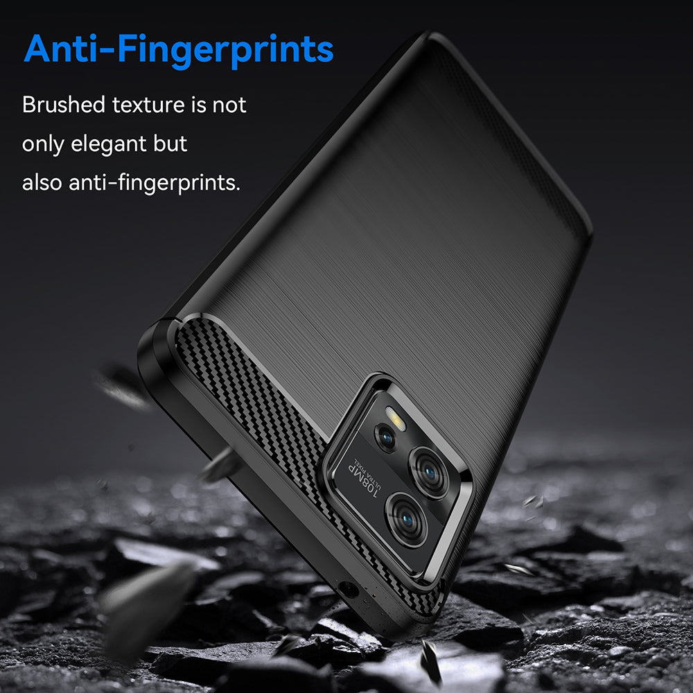 Pouzdro pro Motorola Moto G72, Techsuit, Carbon, Černé