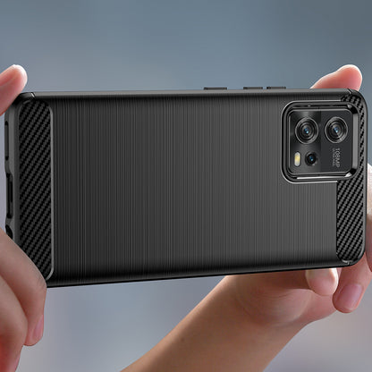 Pouzdro pro Motorola Moto G72, Techsuit, Carbon, Černé