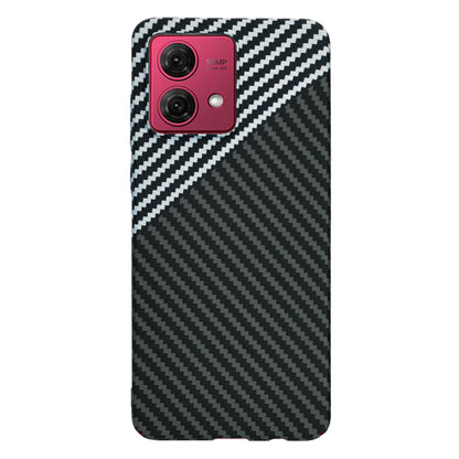 Pouzdro pro Motorola Moto G84, Techsuit, Carbonite FiberShell, Černá Šedá