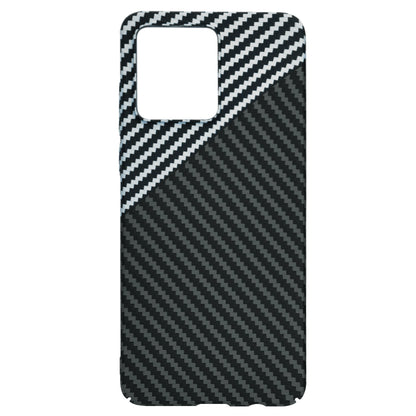 Pouzdro pro Motorola Moto G84, Techsuit, Carbonite FiberShell, Černá Šedá
