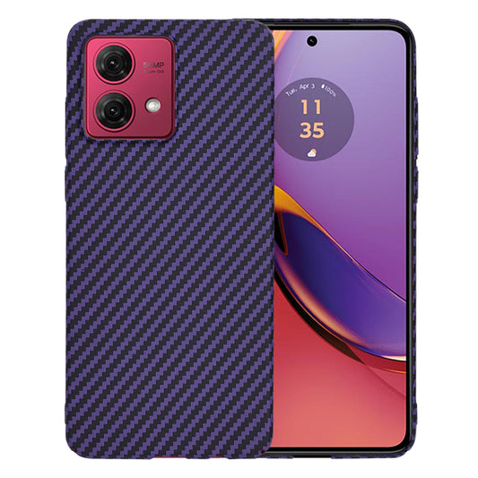 Pouzdro pro Motorola Moto G84, Techsuit, Carbonite FiberShell, Fialové