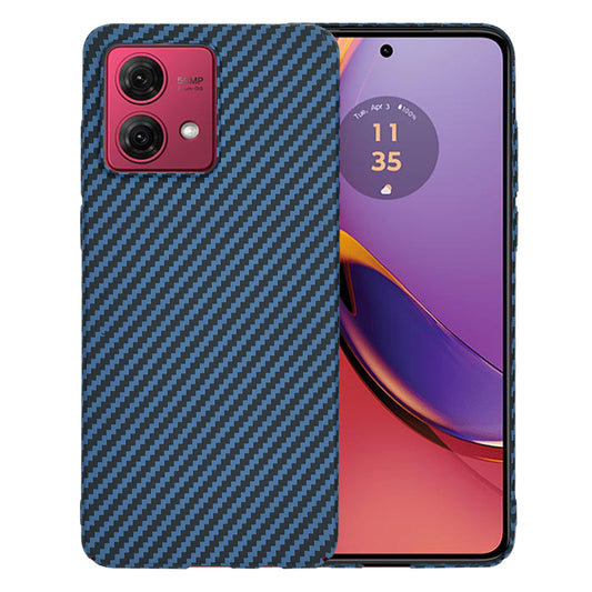 Pouzdro pro Motorola Moto G84, Techsuit, Carbonite FiberShell, Tyrkysové